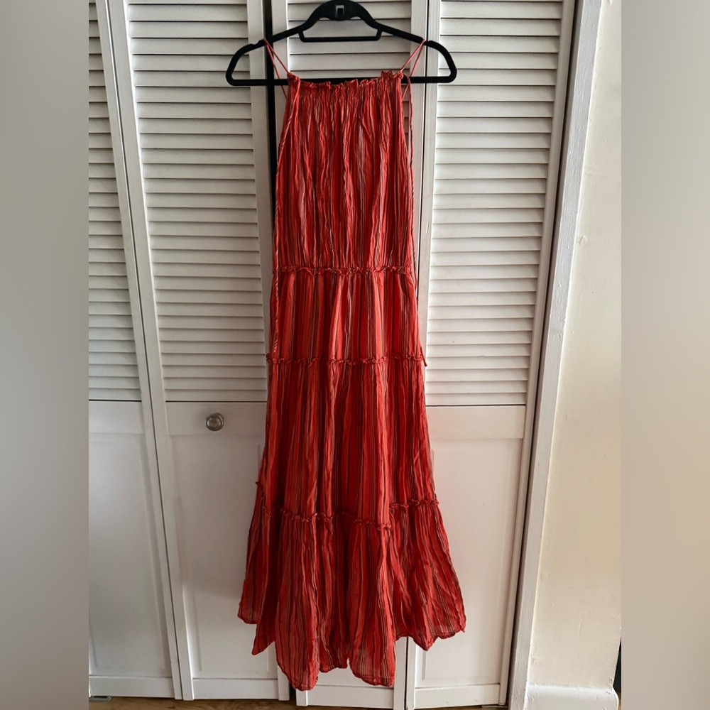 Ulla Johnson Giulietta Dress Porto Red Size 12 NWT! $490 - Picture 7 of 14